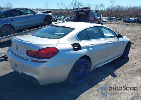 2013 BMW 640I Gran Coupe z USA, uszkodzony, nr VIN WBA6A0C50DDZ03808